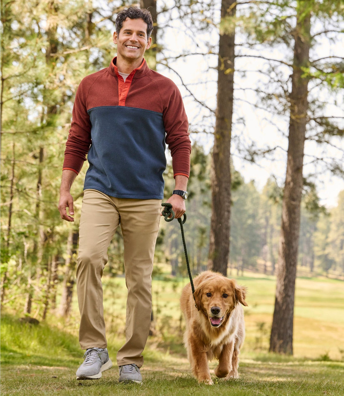 Men's All Season Access Fleece Pullover, Colorblock