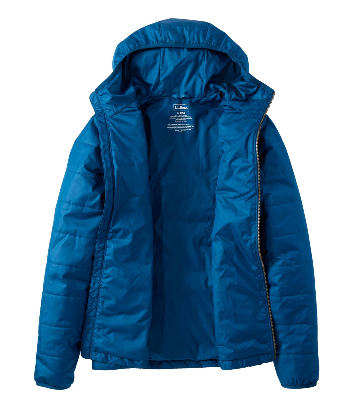 Men's Mountain Classic Puffer Hooded Jacket, Colorblock