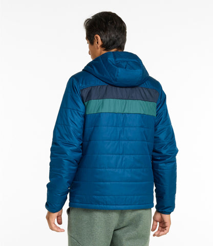 Men's Mountain Classic Puffer Hooded Jacket, Colorblock