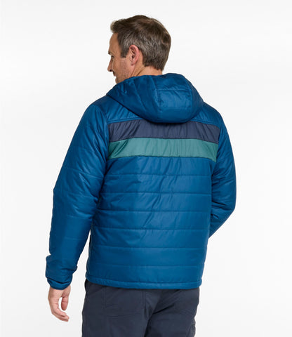 Men's Mountain Classic Puffer Hooded Jacket, Colorblock