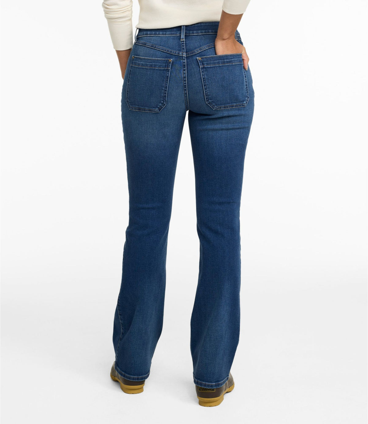 Women's L.L.Bean Go-Anywhere Jeans, Mid-Rise Bootcut