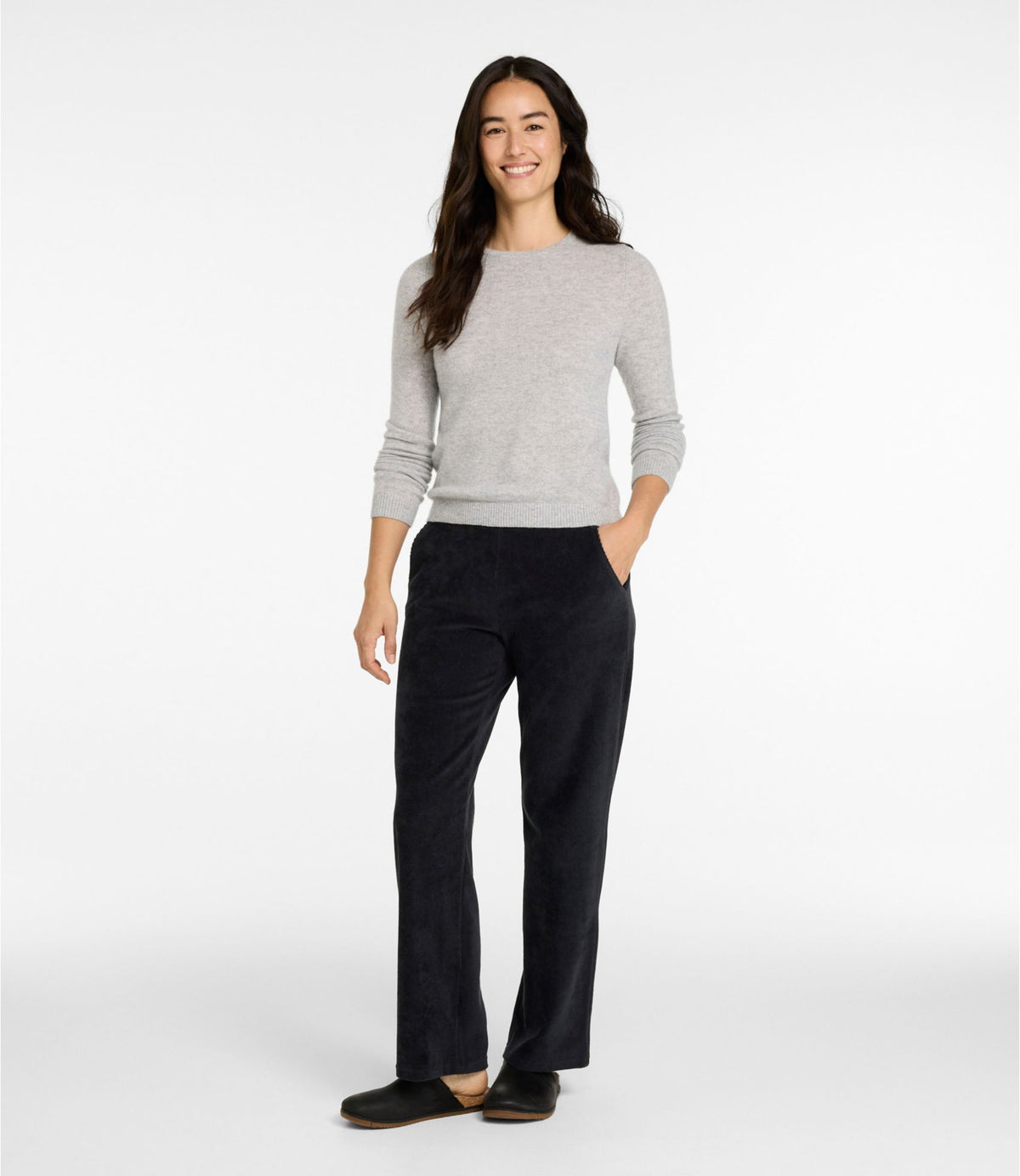 Women's Perfect Fit Knit Cords, Straight-Leg