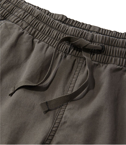 Women's Lakewashed Pull-on Chinos, Mid-Rise Wide-Leg Crop