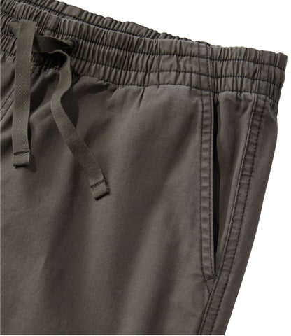 Women's Lakewashed Pull-on Chinos, Mid-Rise Wide-Leg Crop