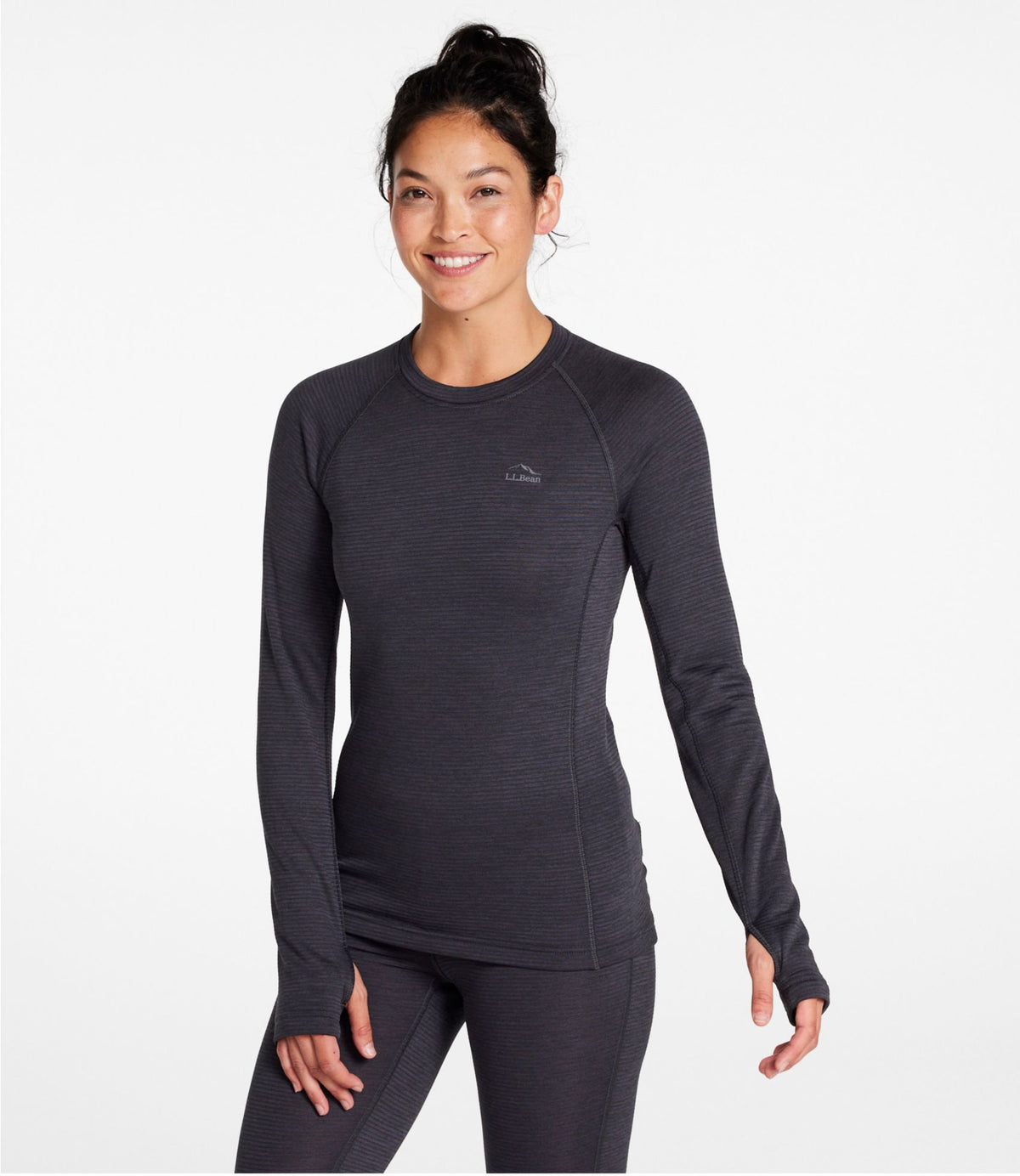 Women's L.L.Bean Midweight Base Layer Crew Top