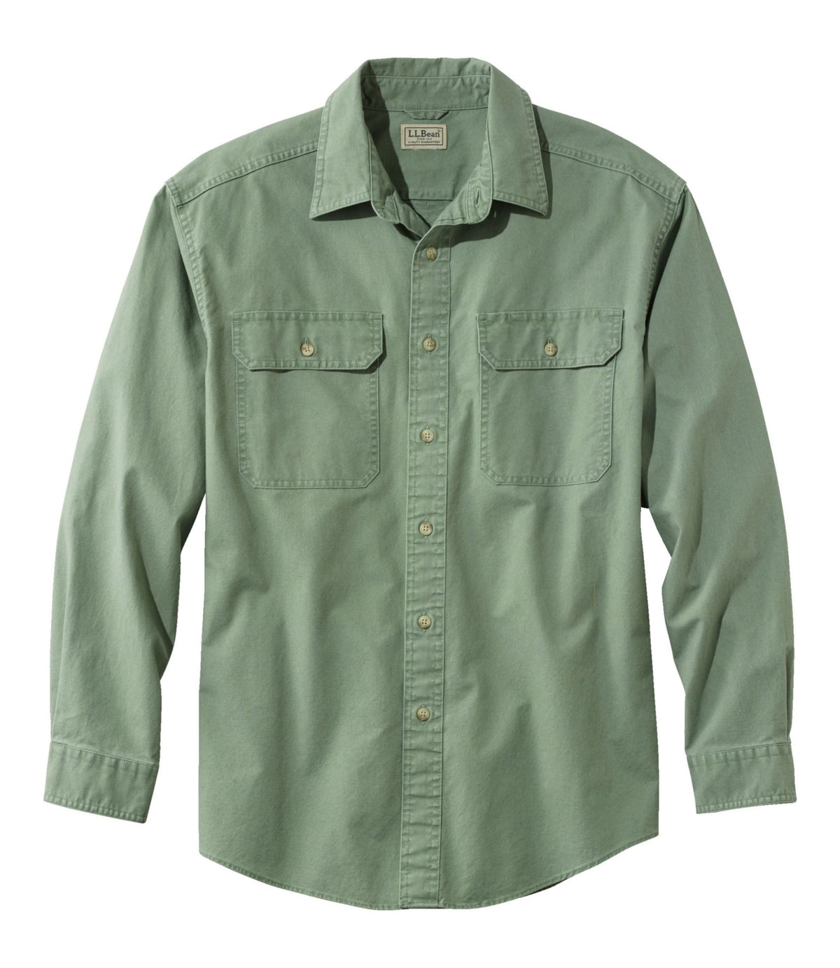 Men's Sunwashed Canvas Shirt, Traditional Fit
