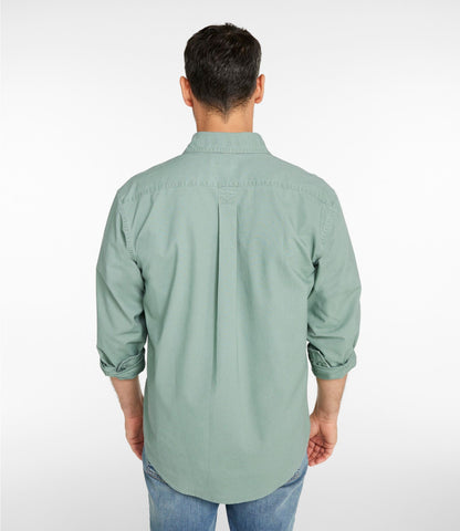 Men's Sunwashed Canvas Shirt, Traditional Fit