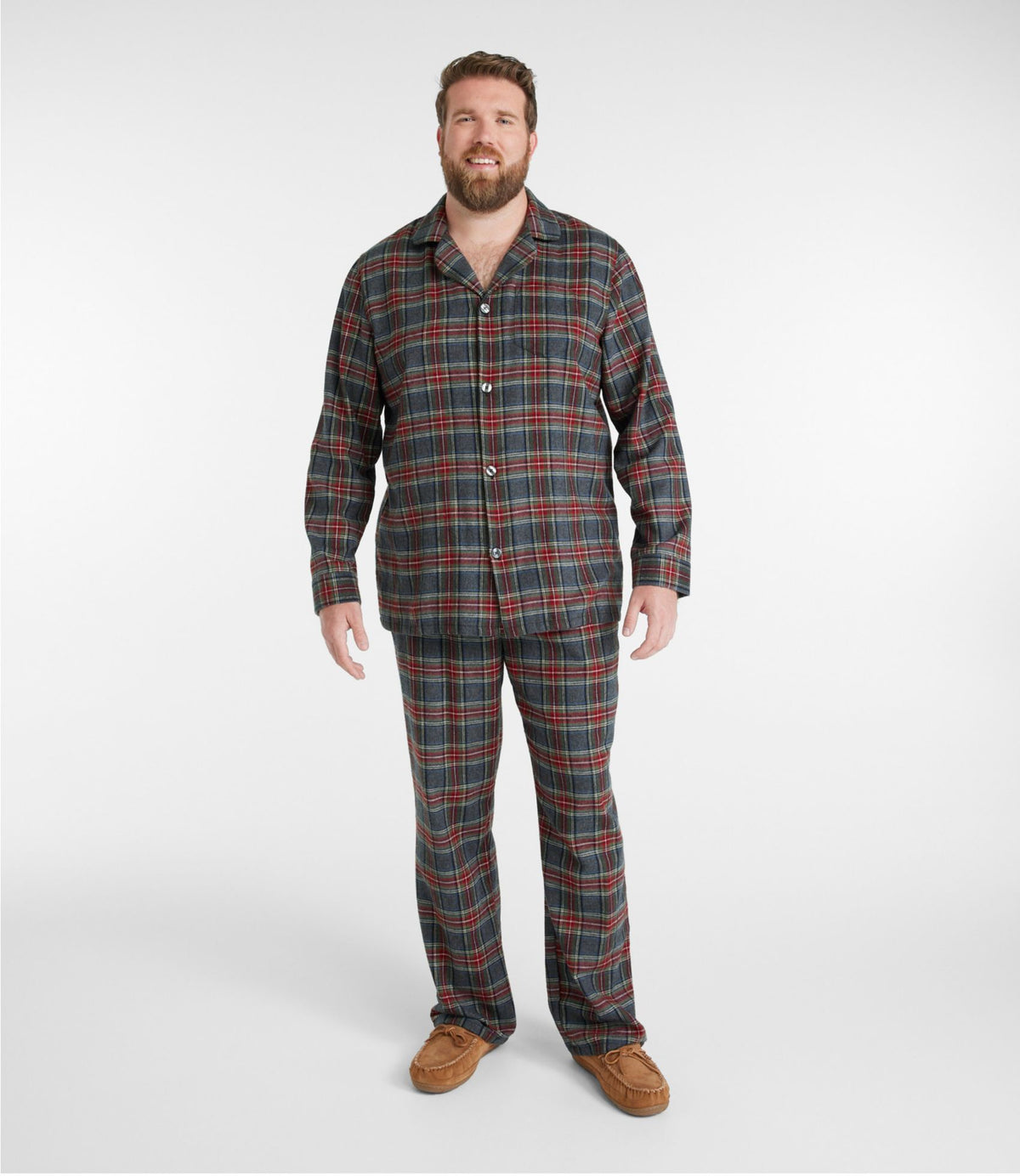 Men's Scotch Plaid Flannel Pajamas
