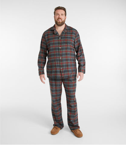 Men's Scotch Plaid Flannel Pajamas