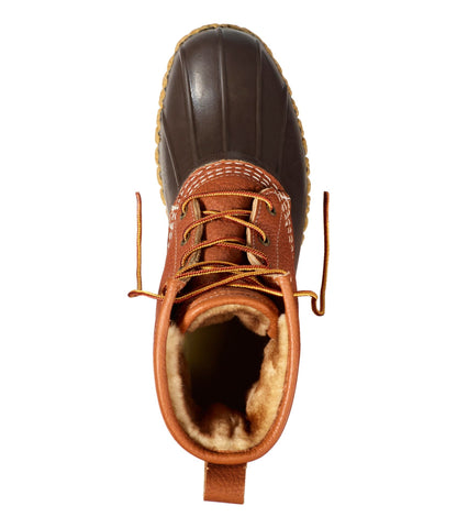 Men's Bean Boots, 8" Shearling-Lined Insulated