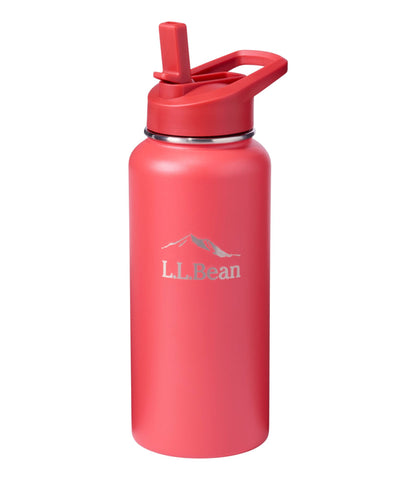 Bean Canteen Insulated Straw Water Bottle, 32 oz.
