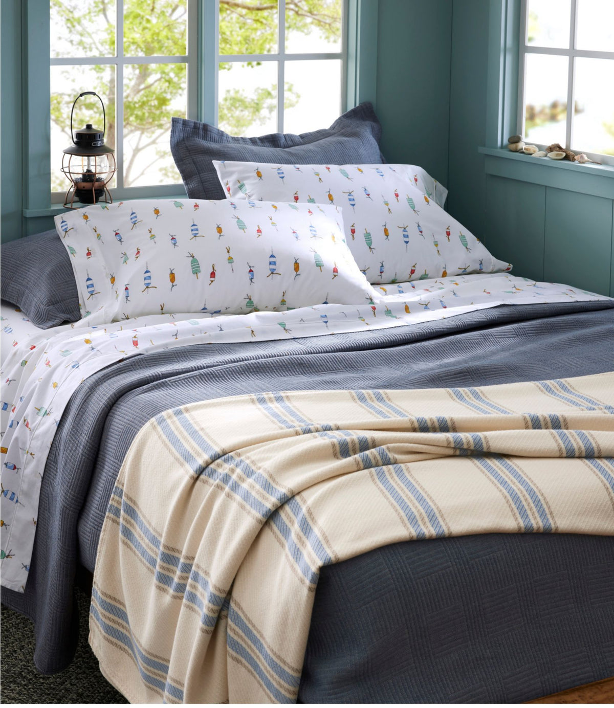 Maine Twill Blanket, Stripe
