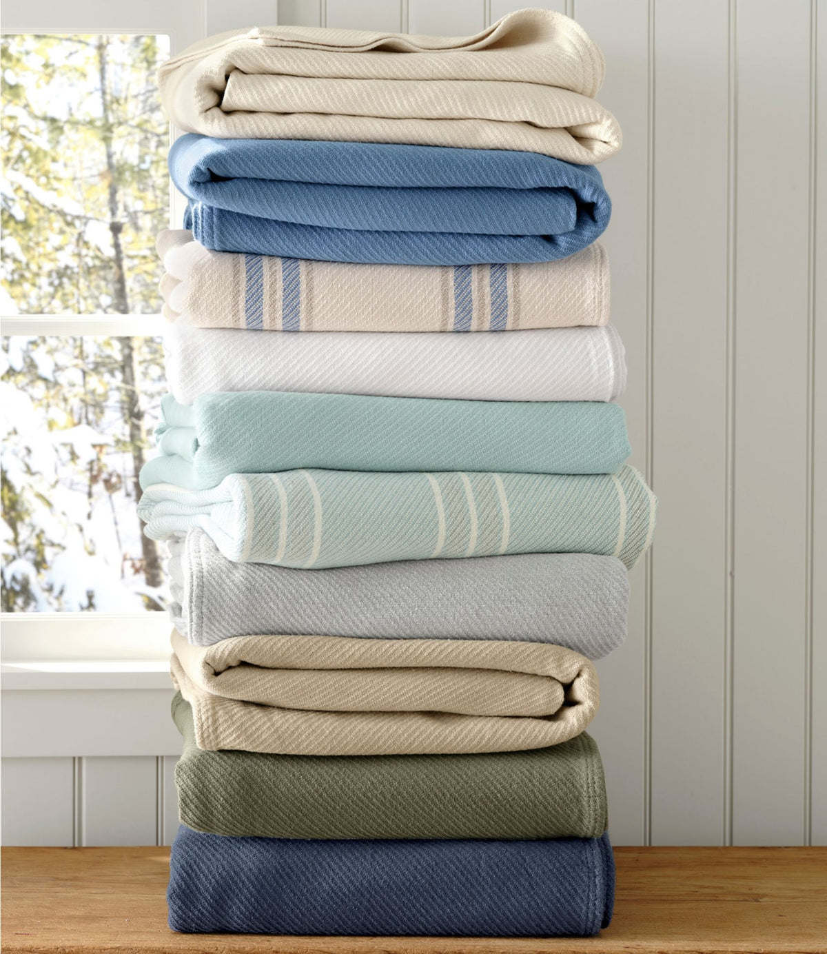 Maine Twill Blanket, Stripe