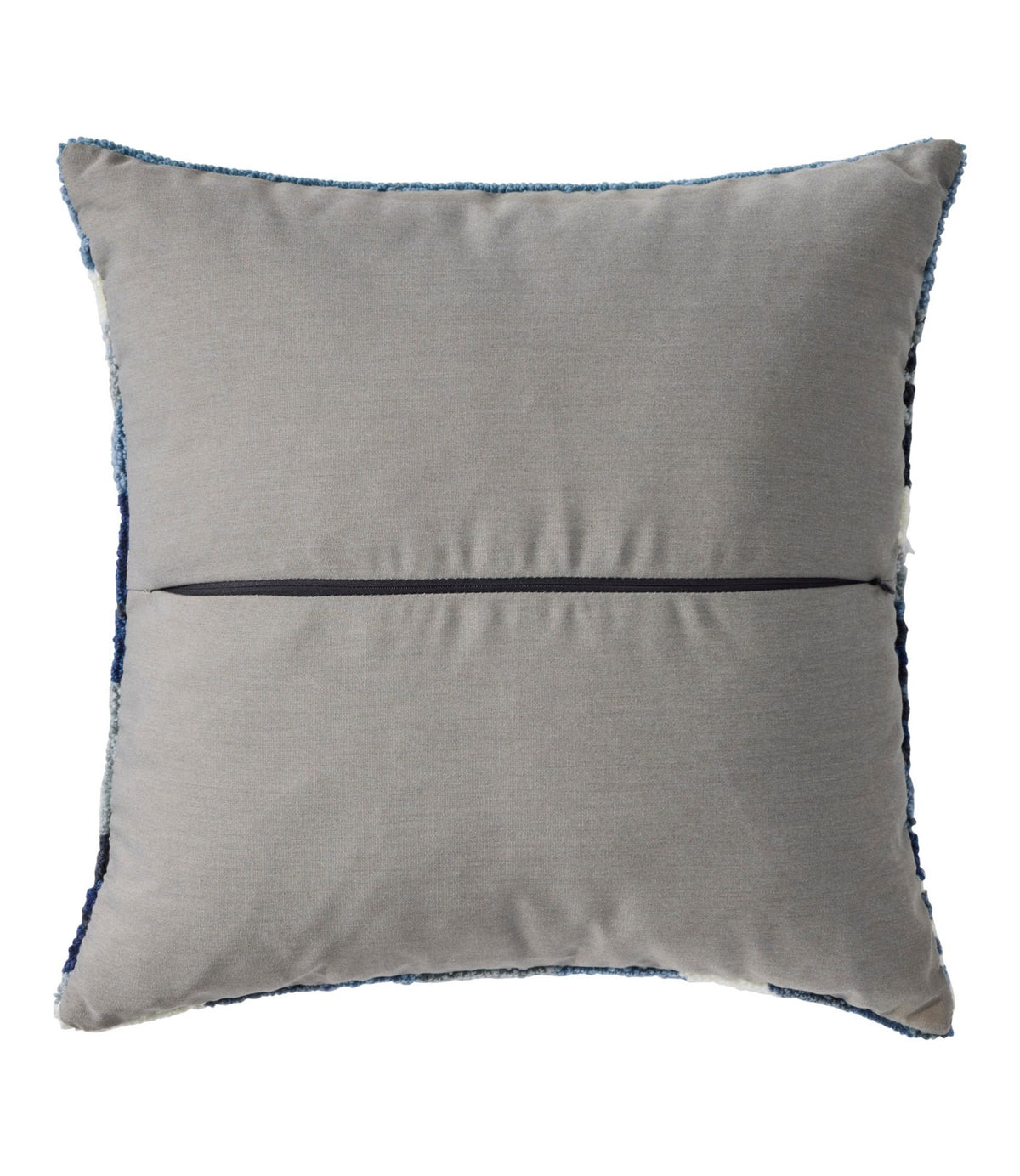 Indoor/Outdoor Hooked Pillow, Ocean Waves, 18" x 18"