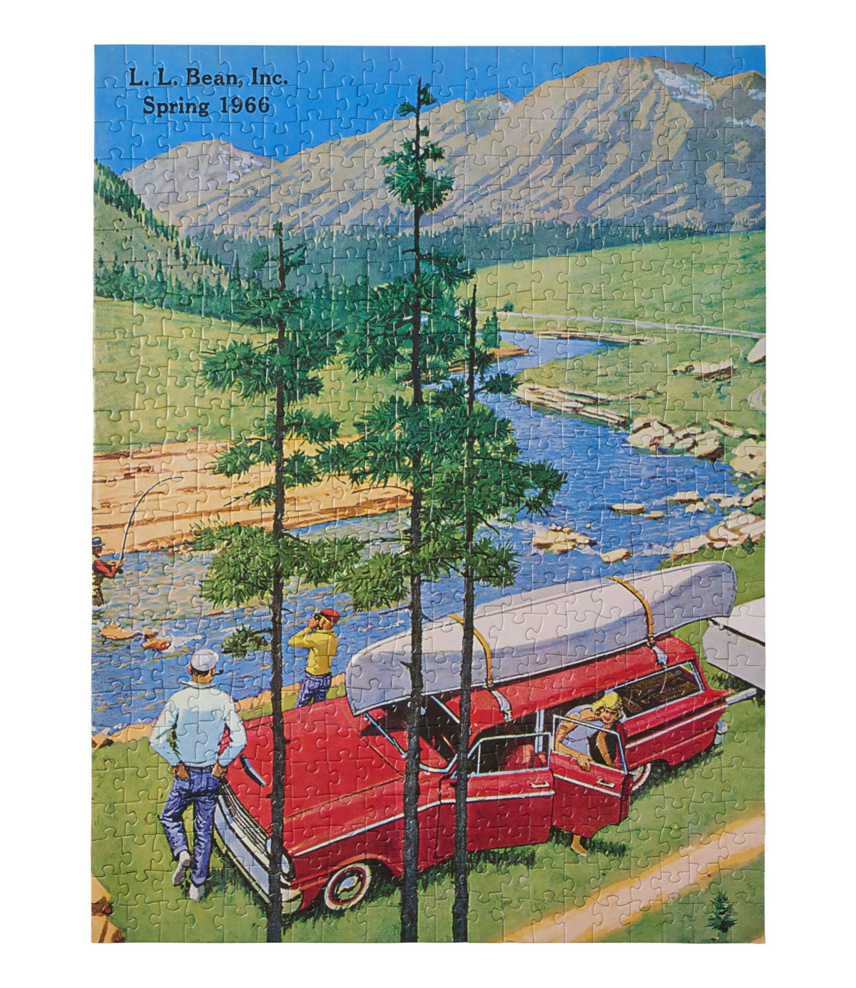 L.L.Bean Vintage Cover Puzzle, 500 Pieces