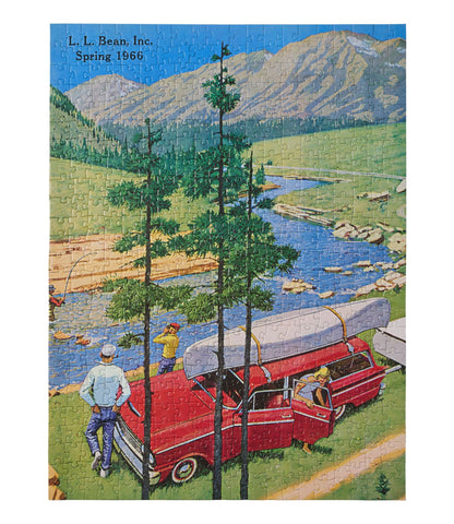 L.L.Bean Vintage Cover Puzzle, 500 Pieces