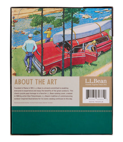 L.L.Bean Vintage Cover Puzzle, 500 Pieces