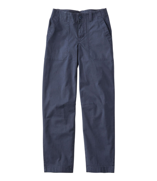 Women's 207 Vintage Cotton Canvas Pants, Mid-Rise Barrel-Leg
