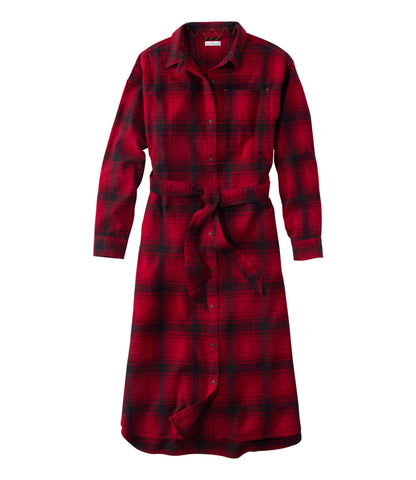 Women's Signature Camp Flannel Midi Dress