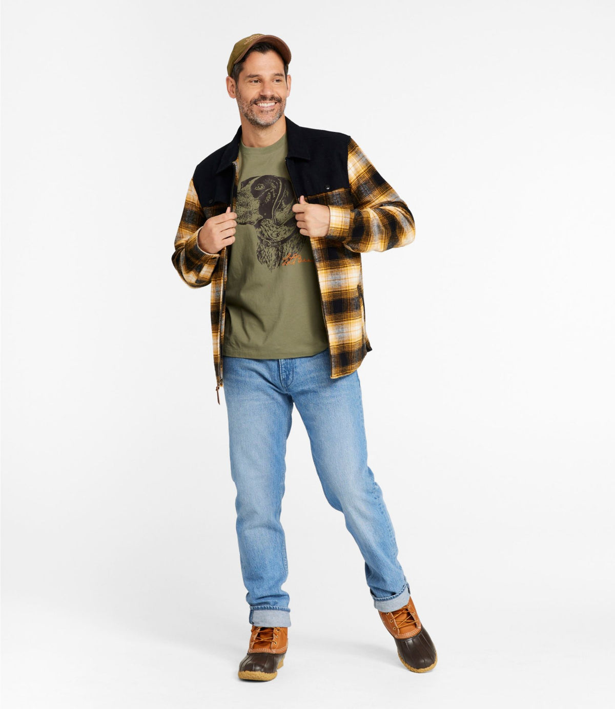 Men's Signature 1965 Chamois Cloth Stag Jacket, Plaid