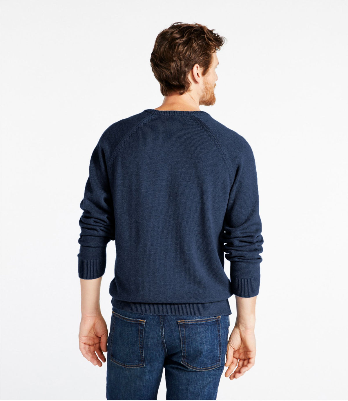 Men's Wicked Soft Cotton/Cashmere Sweater, Crewneck