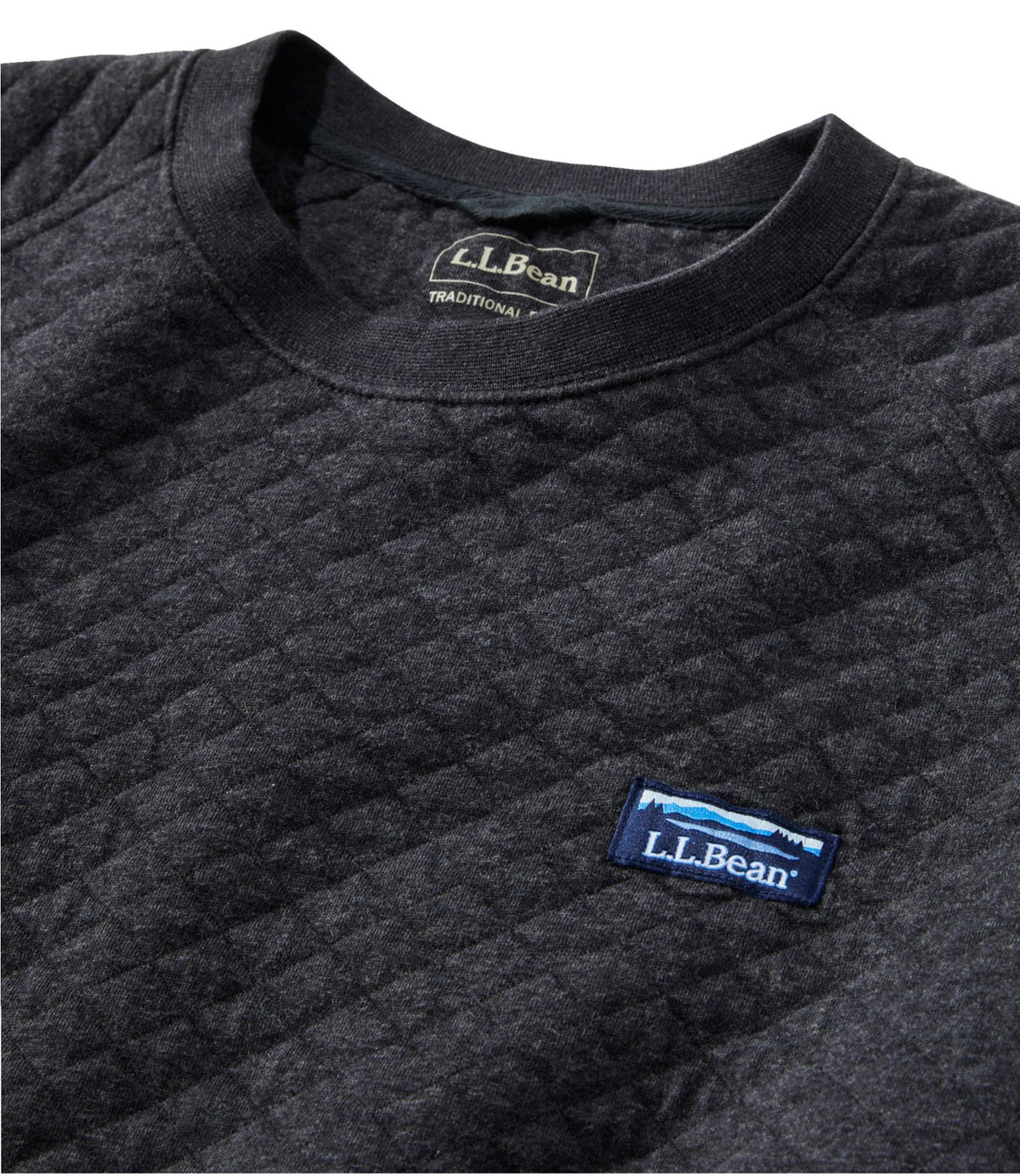 Men's Quilted Sweatshirt, Crewneck