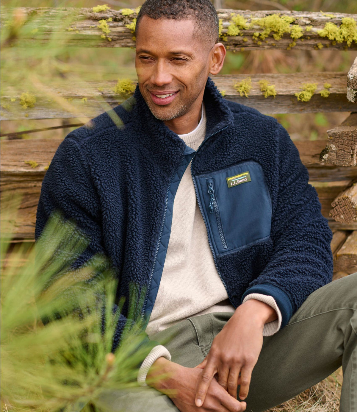 Men's Bean's Sherpa Fleece Jacket