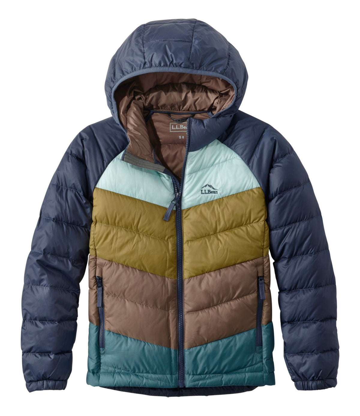 Kids' Ultralight 650 Down Jacket, Colorblock