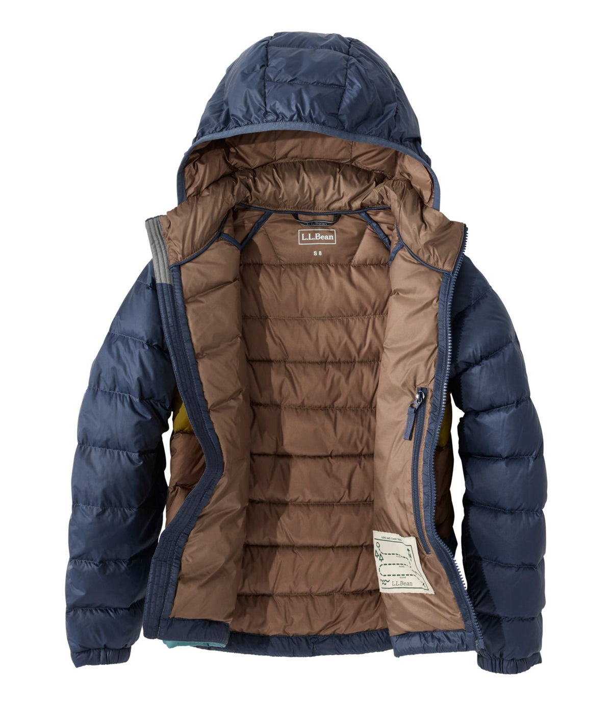 Kids' Ultralight 650 Down Jacket, Colorblock